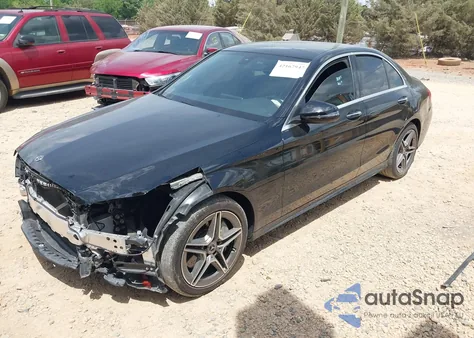 2020 Mercedes-Benz C 300 4Matic из США, поврежденный, VIN 55SWF8EB2LU324170